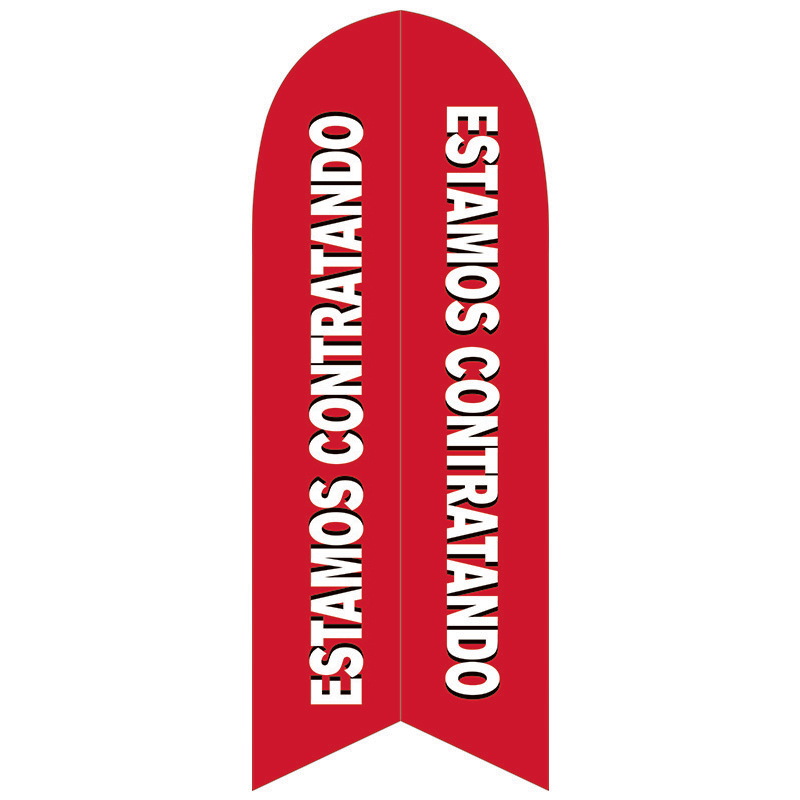 Estamos Contratando Feather Flag with Ground Spike