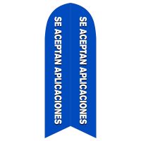 Se Aceptan Aplicaciones Feather Flag with Ground Spike
