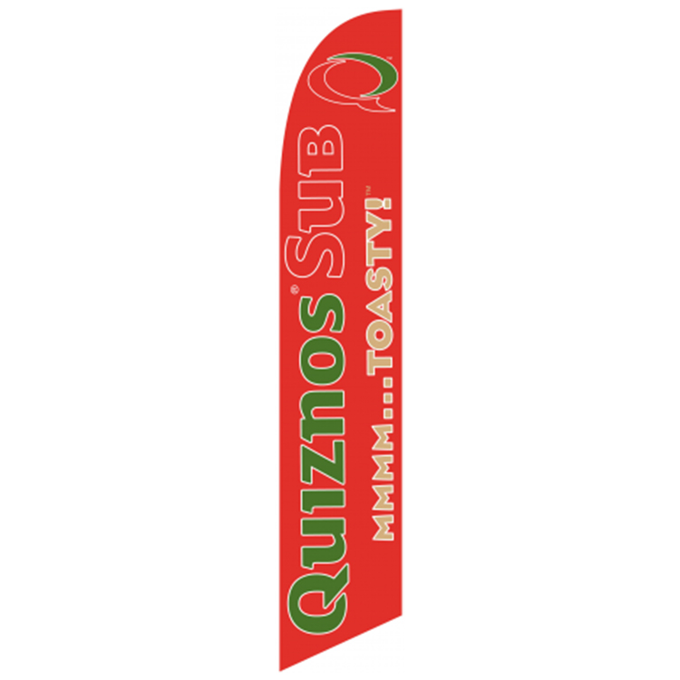 Quiznos Feather Flag