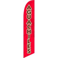 Aguachiles Feather Flag Kit with Ground Stake