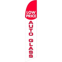 Auto Glass Feather Flag Kit with Ground Stake
