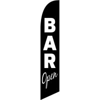 Bar Open Feather Flag Kit with Ground Stake