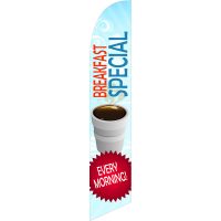 Breakfast Special Feather Flag Kit with Ground Stake