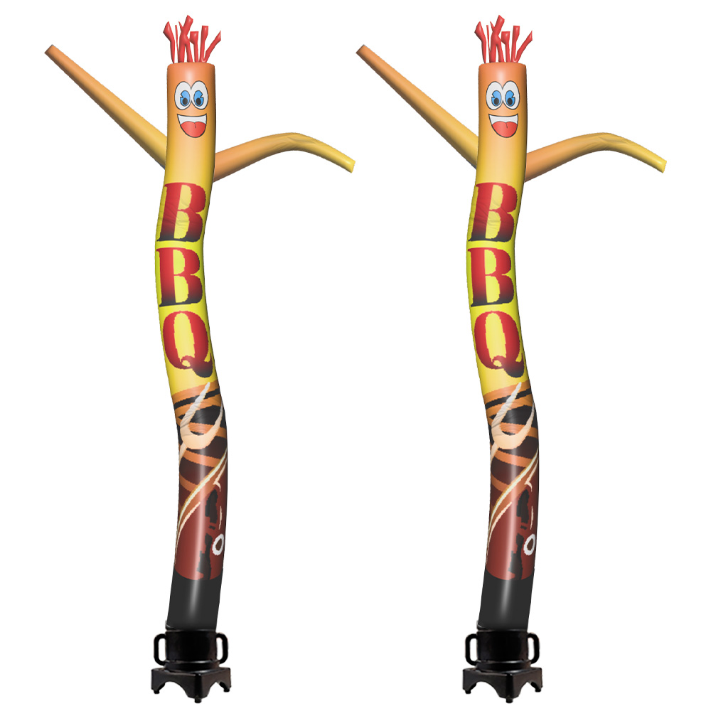 Custom air inflatable dancer tube men pack of 2 - BBQ