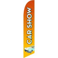 Car Show 1 Feather Flag Kit with Ground Stake