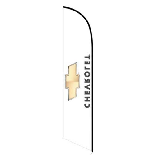 Chevrolet white feather flag
