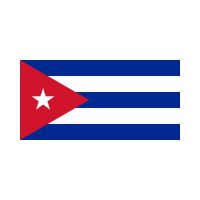 Cuba 3×5 Flag