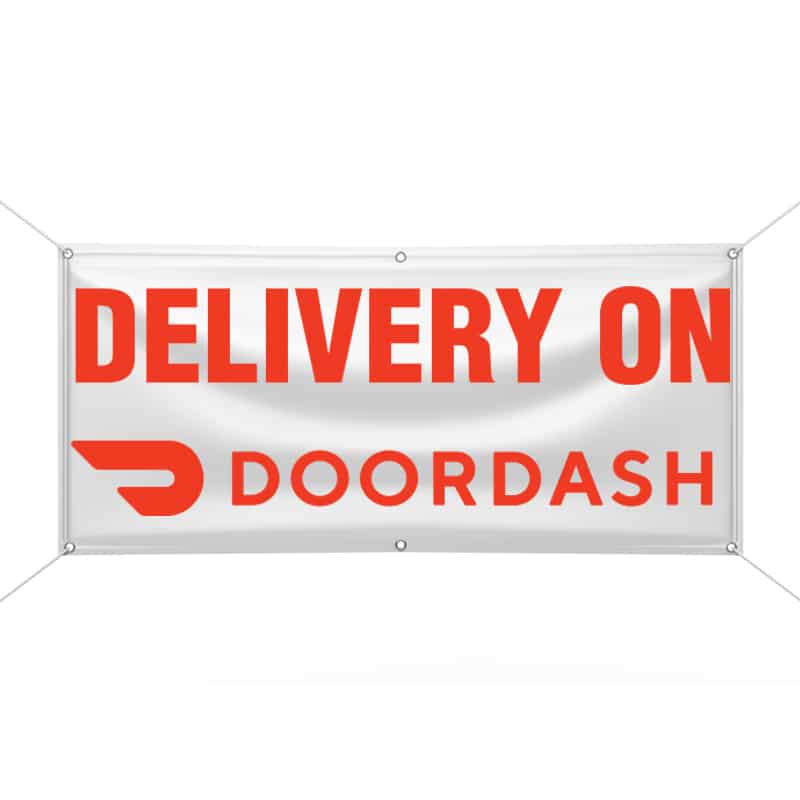 Delivery on Doordash Banner