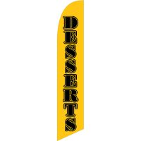 Desserts Feather Flag Kit with Ground Stake