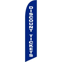 Discount Tickets Feather Flag Kit with Ground Spike