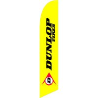 Dunlop Tires Feather Flag Kit with Ground Stake