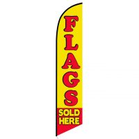 Flags Sold Here feather flag