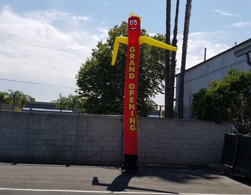 Red Grand Opening air tube dancer Inflatable Tube Man