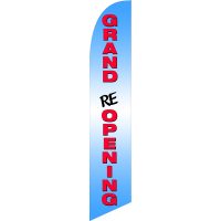 Grand ReOpening Feather Flag Kit with Ground Spike
