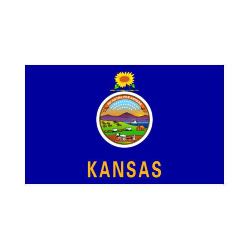 Kansas State 3x5 flag