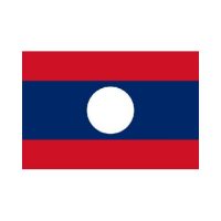 Laos 3×5 Flag