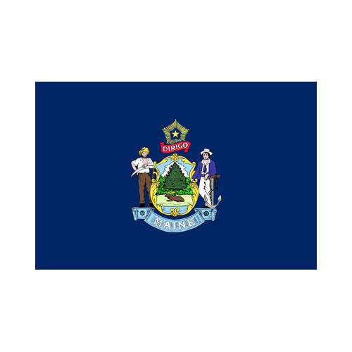 Maine State 3x5 flag