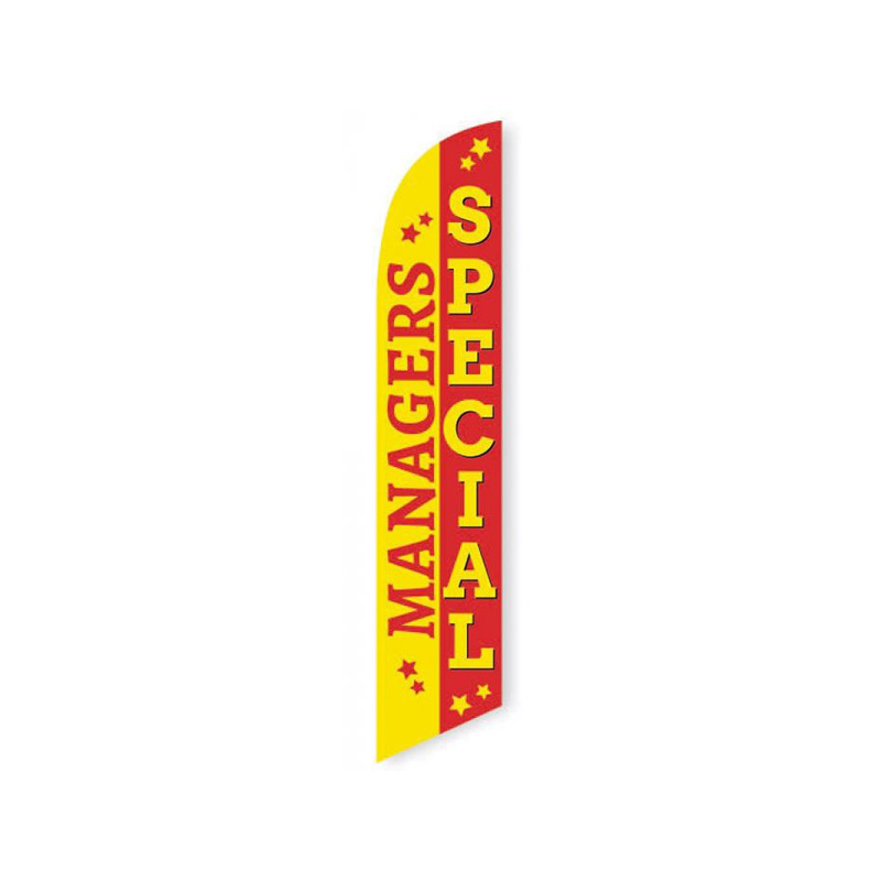 Managers Special Feather Flag