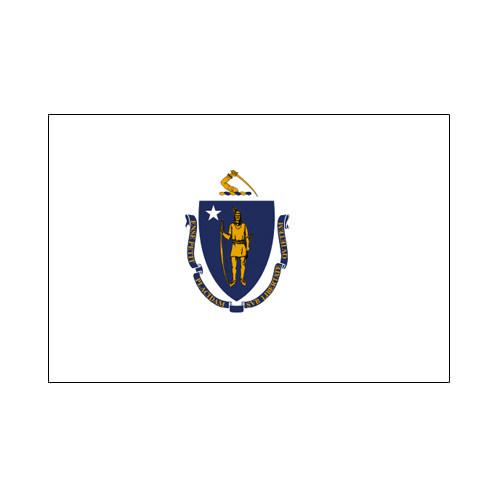 Massachusetts State 3x5 flag