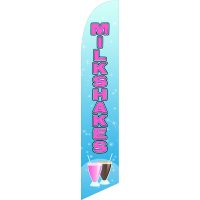 Milkshakes Feather Flag Kit with Ground Stake