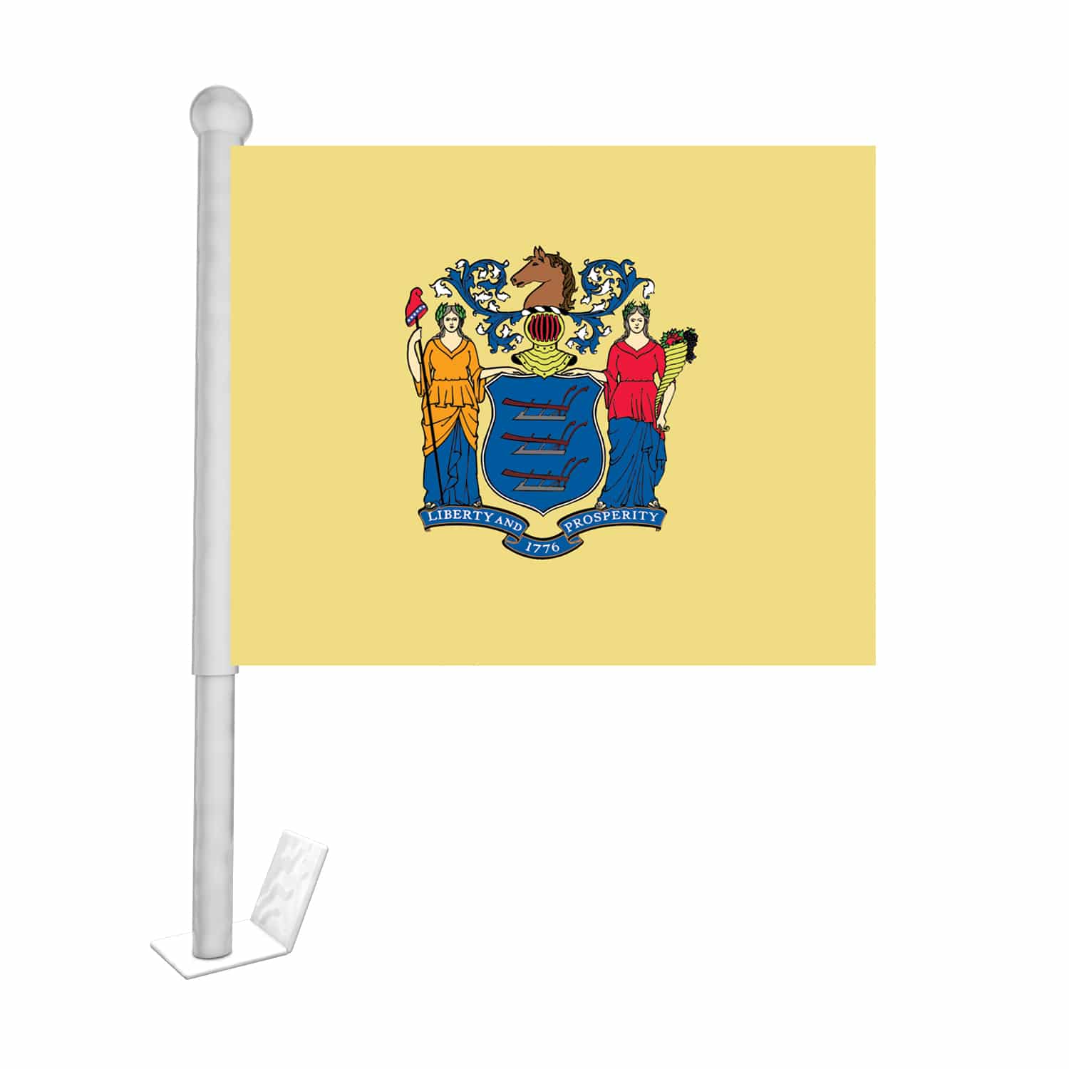 new jersey state car flag