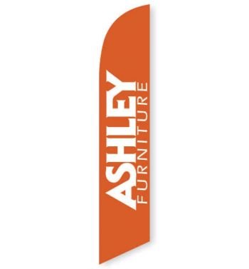 Ashley Furniture (Orange) Feather Flag