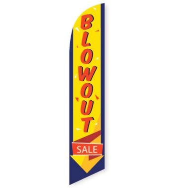 Blowout Sale Feather Flag