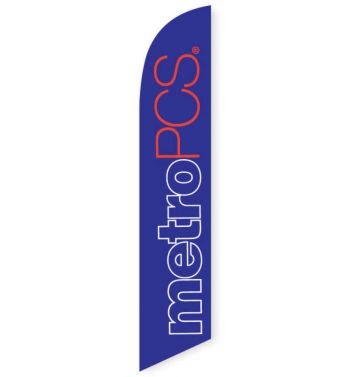 MetroPCS Purple Feather Flag