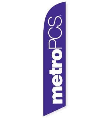 MetroPCS Purple Feather Flag (Copy)