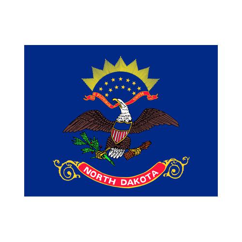 North Dakota State 3x5 flag