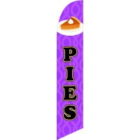 Pies Feather Flag Kit with Ground Stake