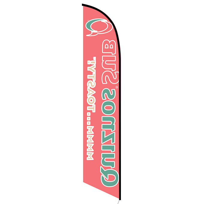 Quiznos banner flag
