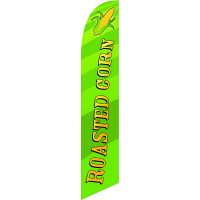 Roasted Corn Feather Flag Kit with Ground Stake