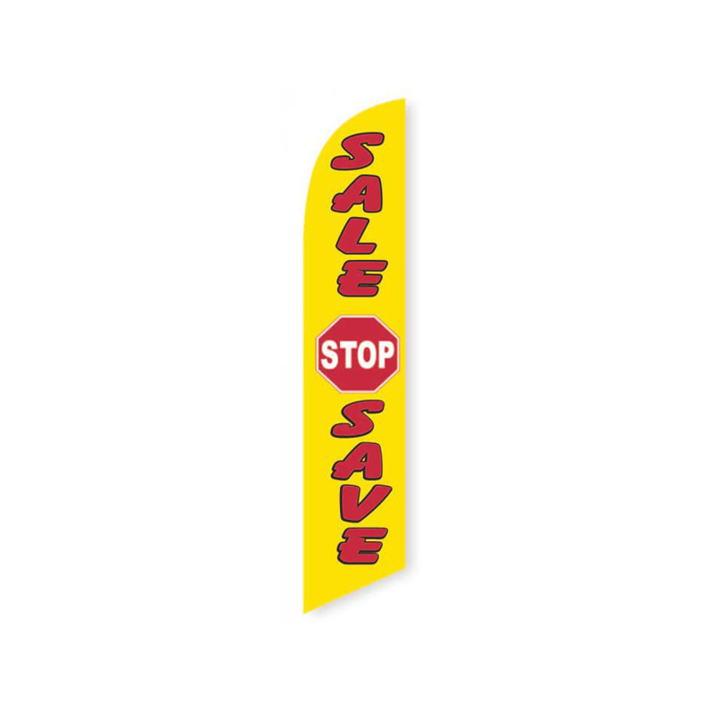 Stop Sale Save Feather Flag