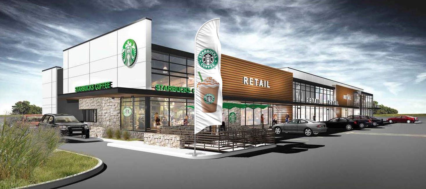 Starbucks custom flag