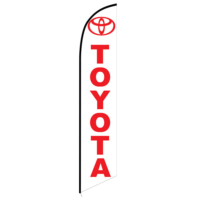 Toyota banner flag