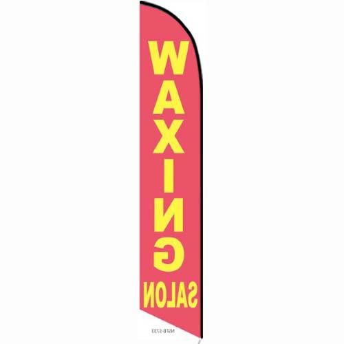 Waxing Salon feather flag