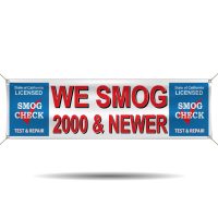 We Smog 2000 and Newer Vehicles Vinyl Banner