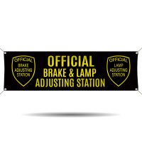 Certified Brake and Lamp Adjusting Station Vinyl Banner