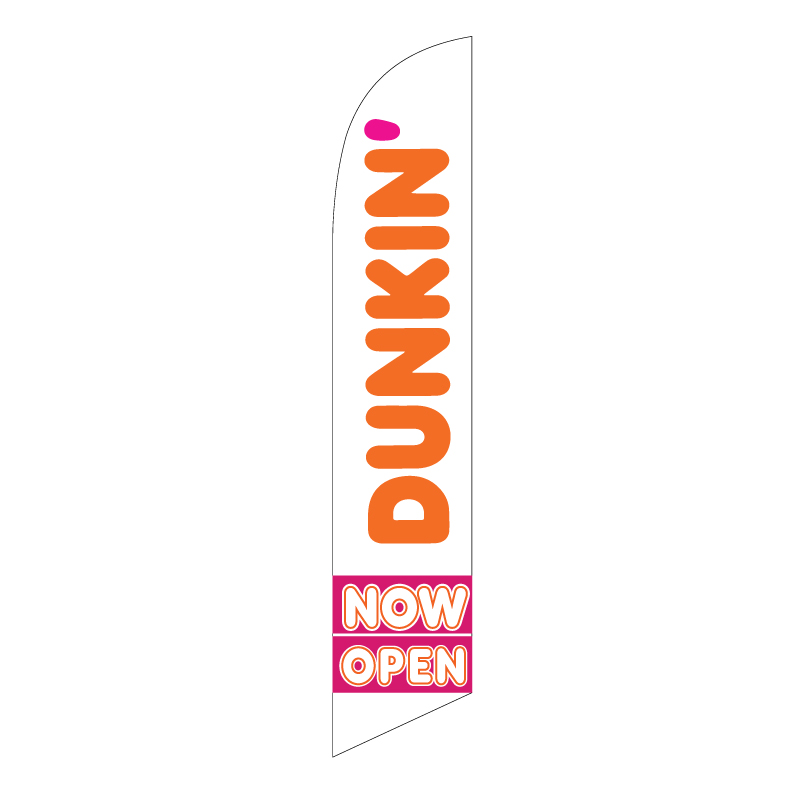 dunkin-donuts-now-open-feather flag white