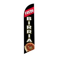 Fresh Birria Feather Flag (Black)