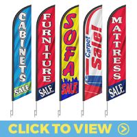 Furniture Sale Feather Flags