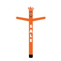 Orange Sale Inflatable Tube Man – 18ft air powered dancer for outdoors