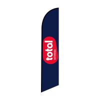 TOTAL Wireless Feather Flag with Ground Spike